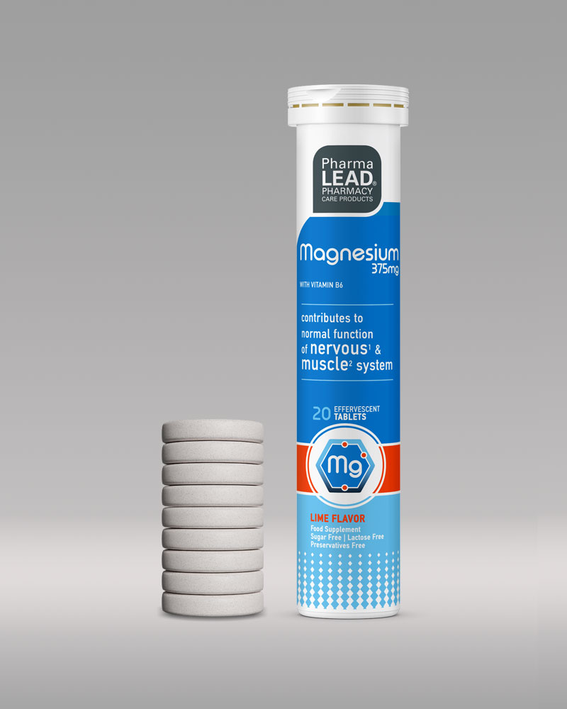 Pharmalead Magnesium 375mg Effervescent Tablets
